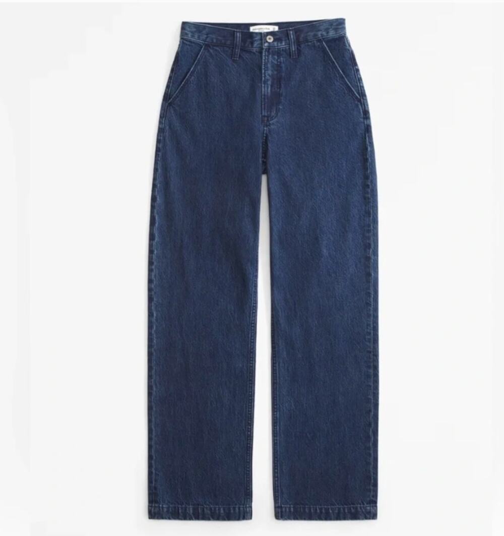 Abercrombie & Fitch The 90s Relaxed Trouser Curve Love Jeans Size 27 / 4
